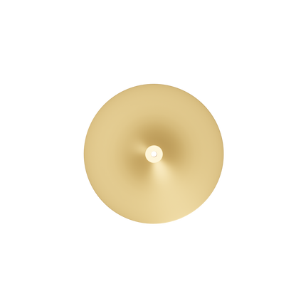Sphere Heavy Base Plate Brass